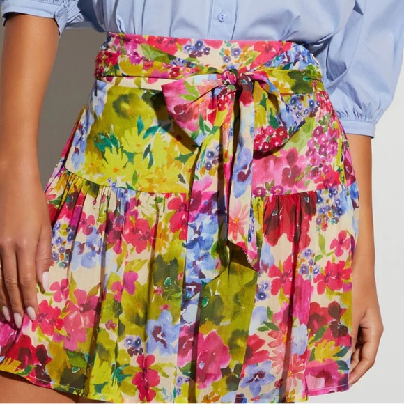 Vici Astoria Floral Mini with Tie Detail Size Large NWOT - Picture 6 of 9